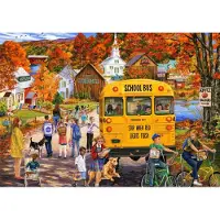 Bluebird Puzzle Jeu de pose The School Bus - 2000 pièces de puzzle amusant