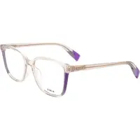 Furla Lunettes de Vue VFU579 54/16/135 Beige chiaro trasp lucido 7t1y Acetate WOMAN VFU579