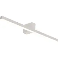 Light Prestige Applique murale LED Nevada blanche 20 W, blanc neutre, 2450 lm, métal, dim. : 9 x 60 x 7 cm, IP44,