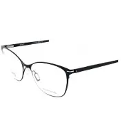 Safilo Lunettes de Vue SA 6050 54/17/140 Semimatte black Stainless steel WOMAN SA 6050