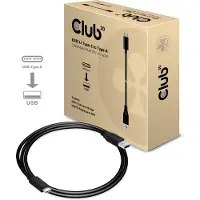 Club 3D 900224578 1 M Usb-a To Usb-c Cable Noir