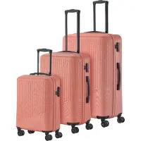 Travelite Ensemble de bagages 'Bali' corail / noir