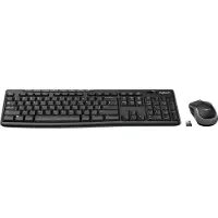 Logitech Clavier sans fil MK270, noir