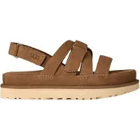 Ugg pour femme. 1175122 Sandales en cuir Goldenstar Gleam marron (38), Plat, Velcro, Casuel