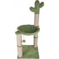 Homea arbre a chat cactus avec jouet et hamac polyester/
