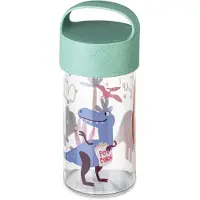 Koziol BUDDY SNACK 0,5 REX, Lunch box, Multicolore, Transparent, Vert