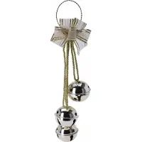 Home Styling Collection Accroche-porte Cloches Métal 14X14X46 Cm
