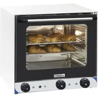 Casselin Four à convection avec vapeur - en acier inoxydable - avec double porte vitrée - émaillé