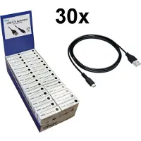 DINIC Thekendisplay 30x USB Typ C auf A Ladekabel 351778 4032528041933