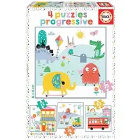 Educa 18592 Lemon Ribbon Baby Set de 5 puzzles pour enfants