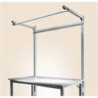 Manuflex Rail de roulement pour établi PROFI, 2000 mm de large