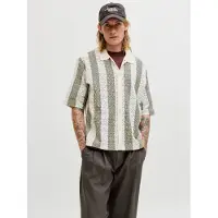 Jack & Jones (88) Polo en maille JORTYLER à manches courtes, Sea Salt/Sea Grass Sea Salt/Sea Grass Sea Salt/Sea Grass L