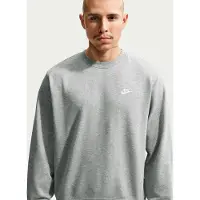 Nike Sweat-shirt 'Club Fleece' gris chiné / blanc