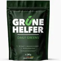 Glory Products OÜ Poudre d'aide verte - Riche en vitamines & minéraux - 240 g