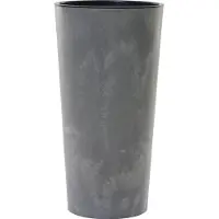Siena Garden Pflanzgefässe LOCON STONE grau Betonoptik, 25 x 46,5 cm Kunststoffgefäss mit Einsatz (25 x 46.50 cm)