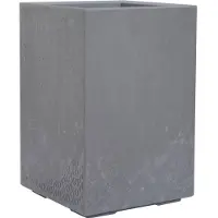 Siena Garden Pflanzkasten FARO STONE grau Betonoptik, 40 x 40 x 60 cm Kunststoff (40 x 40 x 60 cm)