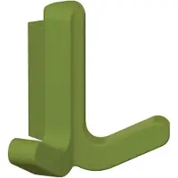 Hewi Crochet double série 477 mat, élastique Plastique (TPU) 74 vert pomme Hauteur 69 mm