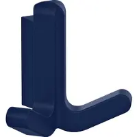Hewi Crochet double série 477 mat, élastique Plastique (TPU) 50 bleu acier Hauteur 69 mm
