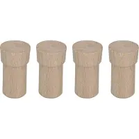 Ulmia Crochet de banc en bois rond