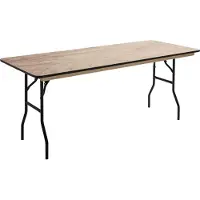 Oviala Table pliante en bois 200cm 10 places - Rekkem