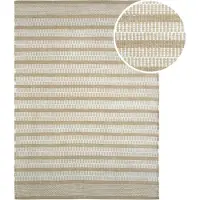 Axi Aruba Tapis D'Extérieur, Rectangulaire, Jaune, 140 X 120 Cm / Épaisseur : 5 Mm - Tapis Jardin Extérieur/Intérieur - Tapis Balcon Fabriqué À