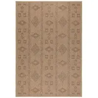 Carpetsale24 Tapis Intérieur Extérieur Tissage Plat Aspect Sisal Naturel Imperméable Style Scandinave Boho, Taille: 200x290 cm
