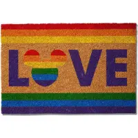 Mikki Hiiri & Aku Ankka Disney Felpudo Pride Mat 40x60 Cm Multicolore