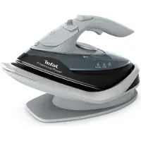 Tefal Freemove Power FV6670E0, Fer à repasser à sec & vapeur, 1,9 m, 220 g/min, noir, bleu, gris, 40 g/min, 0,25 l
