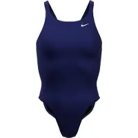 Nike Hydrastrong Solids Fast Back 2.0 Swimsuit Bleu US 26 Femme