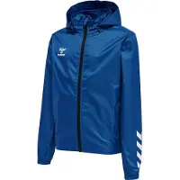 Hummel Veste de sport bleu roi / blanc