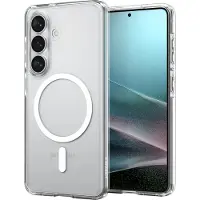 Spigen Coque Ultra Hybrid MagSafe Samsung Galaxy S26 Plus - Clear / White