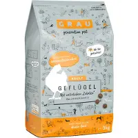 Grau Aliments pour chiens sans gluten à base de volaille - 3 kg