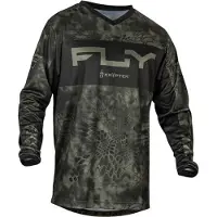 FLY Racing Maillot de motocross F-16 S.E. 2024, schwarz/grau, M