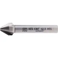 PFERD KES HSS DIN 334 C60° 12,5 25202164 Fraise conique à lamer 12.5 mm HSS 1 pc. (12,5 mm)
