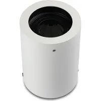 V-TAC Aluminium GU10 Tube rond pour montage en surface Blanc+Noir 142x100 VT-796