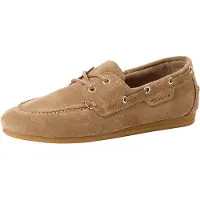 Tamaris Chaussure basse 'Mokassin aus Leder' taupe