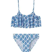 Pepe Jeans Multi Fl Ruffled Bikini Bleu 14 Years Fille
