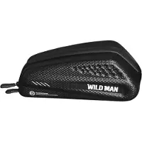 WildmanT Sacoche vélo étanche 1L multi-sacs sangle Slim Design Wildman EX Noir