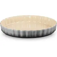 Le Creuset MOULE À TARTE 28 CM FLINT, Moule à gâteau, Gris
