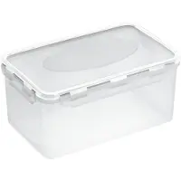 PLAST TEAM Vertriebs GmbH plast team 28040801 plast team Boîte fraîcheur Airtight, 2,0 litres, blanc