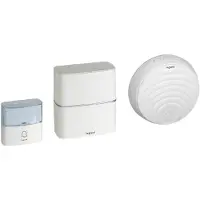 Legrand Kit Carillon Radio Double Installation Sans Fil, Double Récepteur -