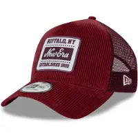 New era Casquette CORD PATCH TRUCKER hommes - Bordeaux - Unique