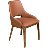 Angel Cerdá Chaise Angel Cerdá en éco-cuir marron 4156