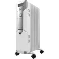 Cecotec Radiateur Électrique à Huile ReadyWarm 7000, 7 Modules, Faible Consommation, 1500 W, 3 Niveaux, Collecteur de Câbles