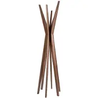 Angel Cerdá Porte-manteau en bois nogal