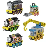 Thomas & Friends Discast Vehicle Set Construction Crew 5 Push-Along Train Engines pour enfants d'ge prscolaire gs de 3 ans et plus