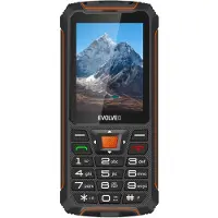 Evolveo StrongPhone Z6, téléphone double SIM résistant à l'eau, noir-orange