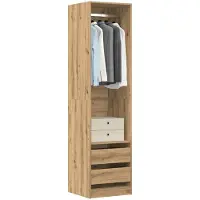 vidaXL Armoire Artisan-Chêne 50x50x200 cm Bois composite