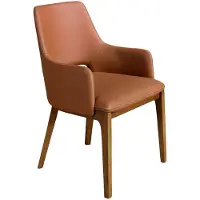 ANGEL CERDA SL Chaise Angel Cerdá en éco-cuir marron 4157