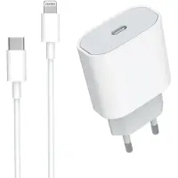 No Brand MEVRONISSHOP-Chargeur Rapide USB C 20W, Certifié MFi - Chargeur iPhone et Câble Lightning 1M pour iPhone 14/14 Pro/14 Pro Max/14 Plus/13/12/11/XS/iPad